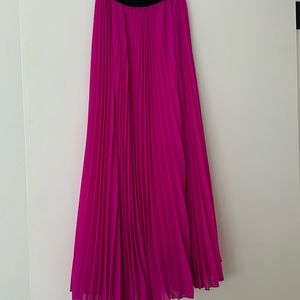 Loyd/Ford fuschia pleated midi skirt XS
